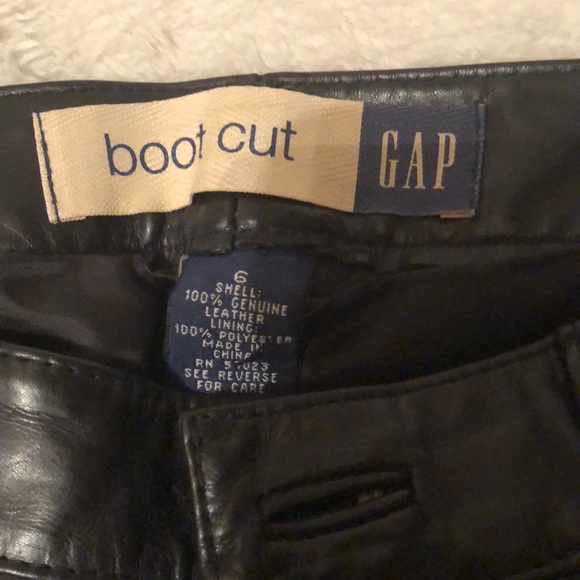 Gap Genuine Leather Pants - Picture 2 of 3